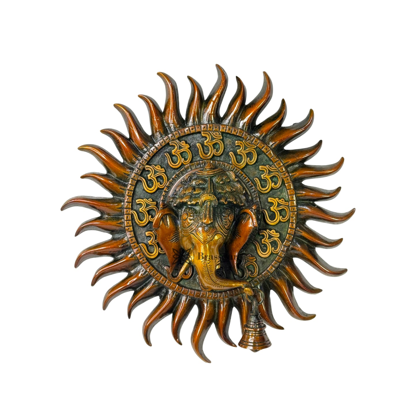 Brass Hanging Ganesha for Home and Decor Weight 2.5 Kg Height 32 cm