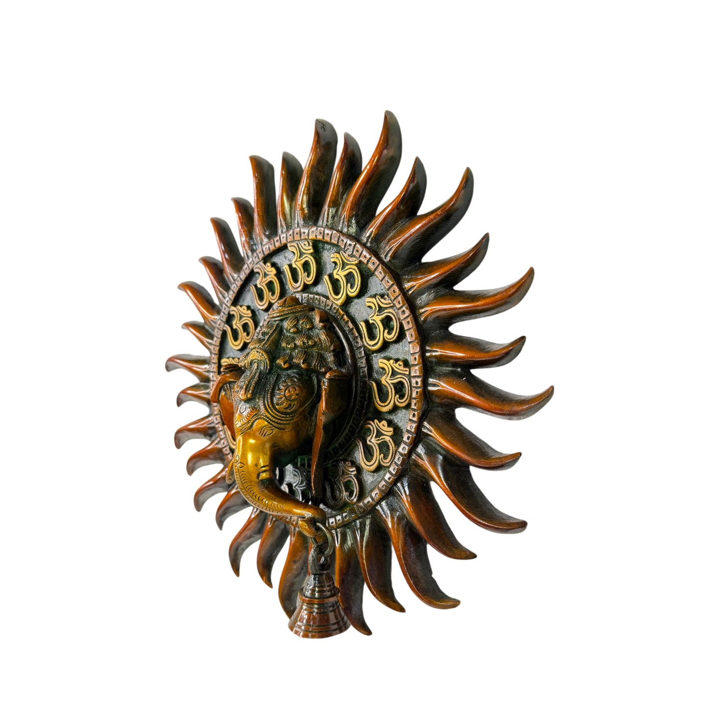 Brass Hanging Ganesha for Home and Decor Weight 2.5 Kg Height 32 cm