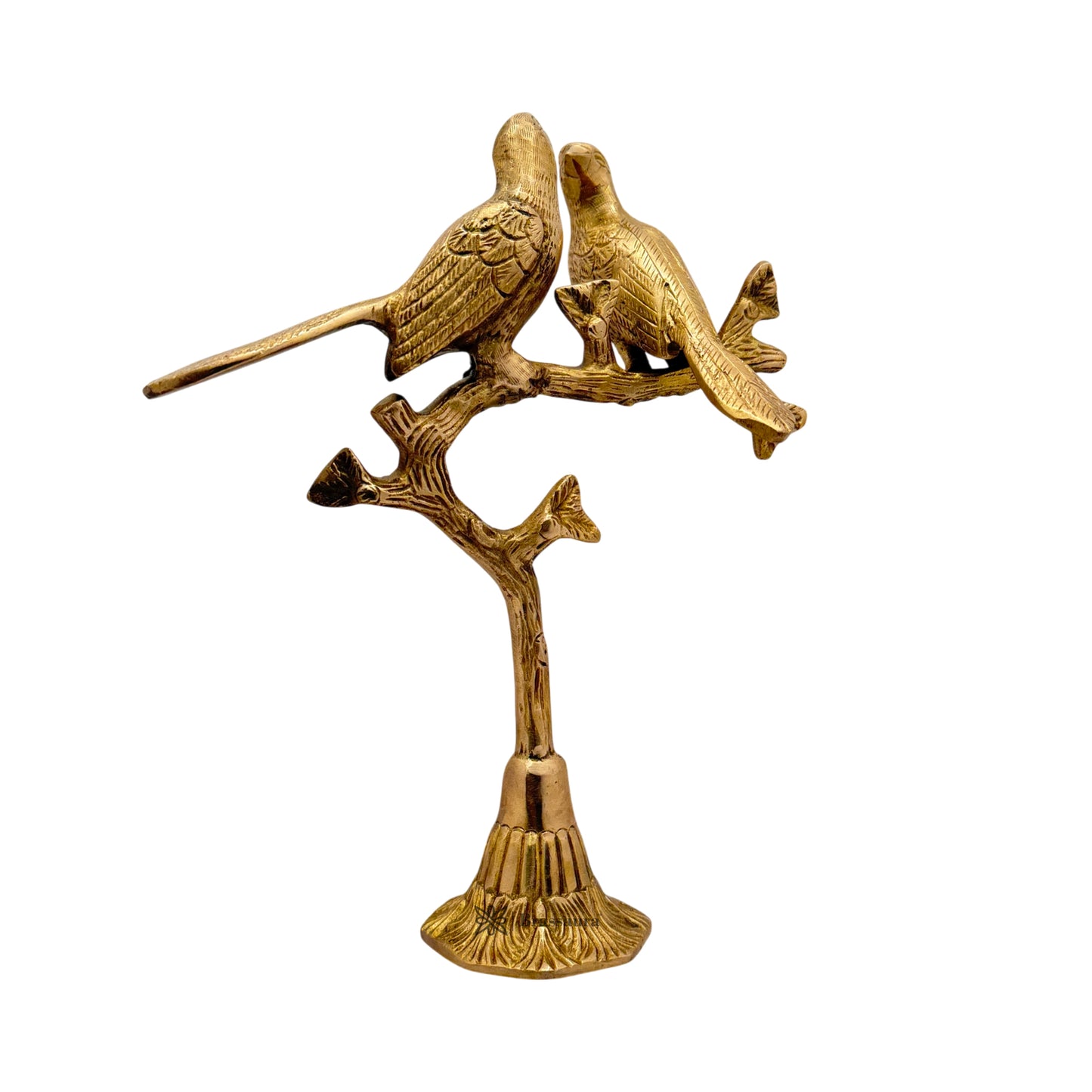 Brass Tree and Birds for Home and Decor Weight 1 Kg Height 27 cm