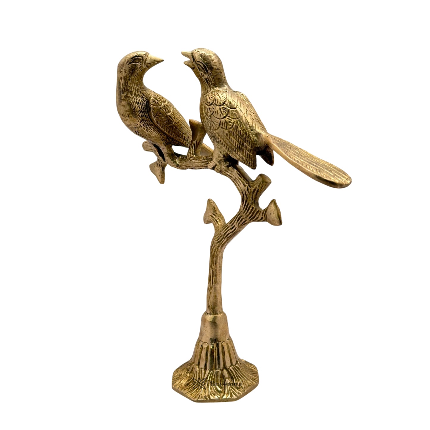 Brass Tree and Birds for Home and Decor Weight 1 Kg Height 27 cm