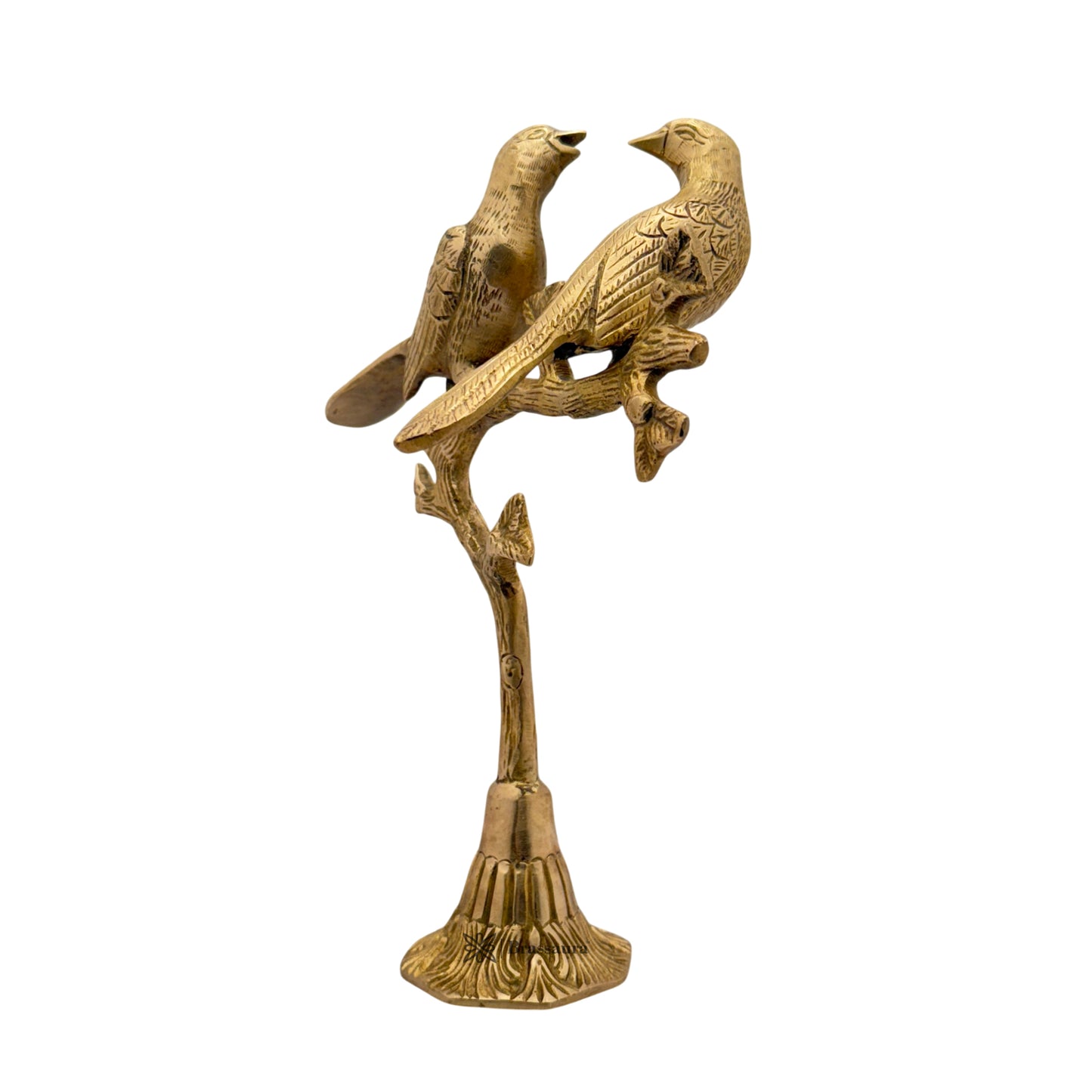 Brass Tree and Birds for Home and Decor Weight 1 Kg Height 27 cm