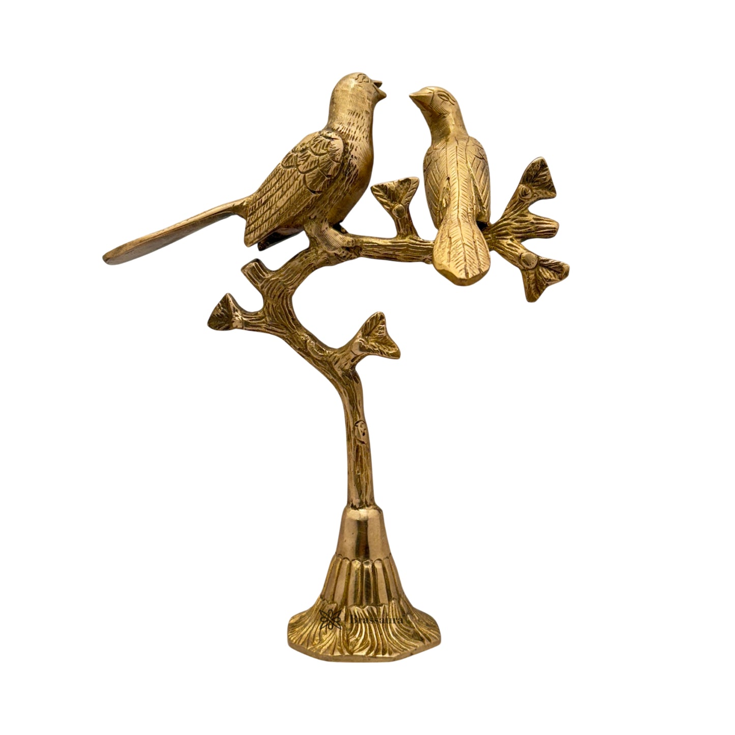 Brass Tree and Birds for Home and Decor Weight 1 Kg Height 27 cm