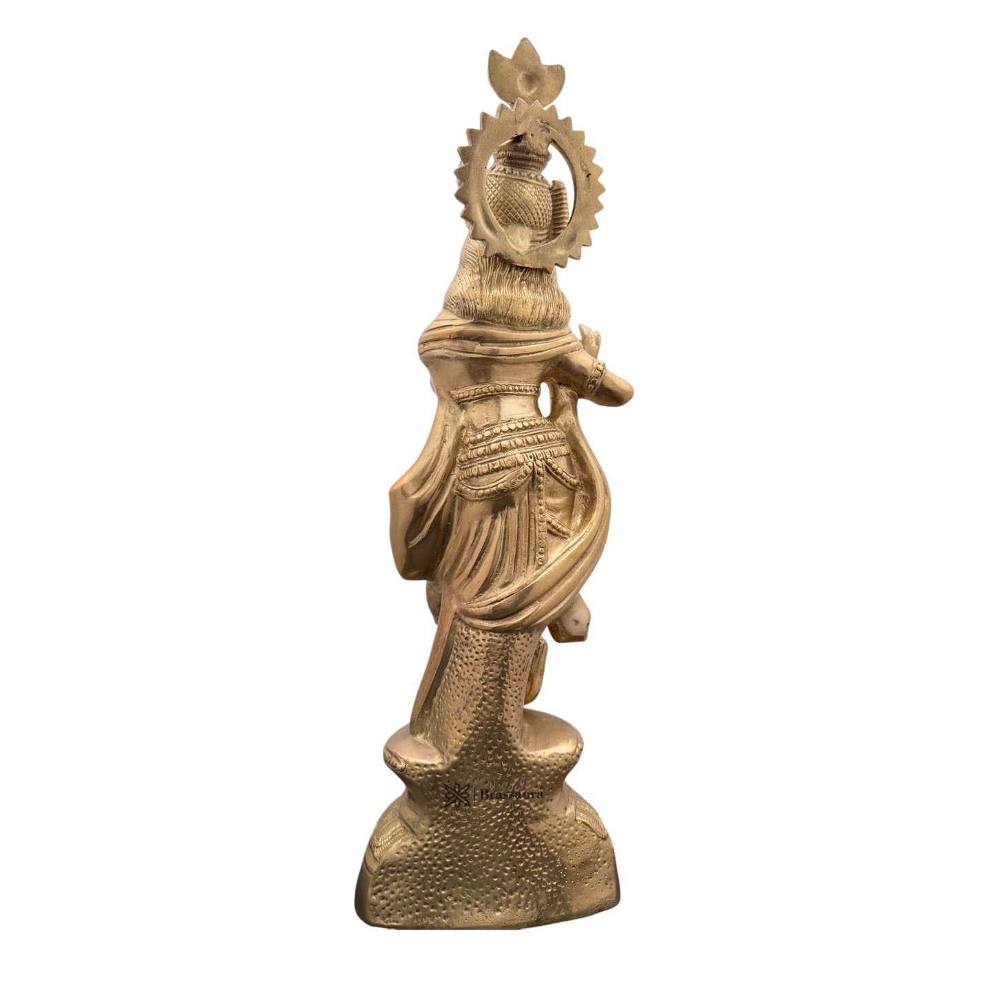 Brass Krishna Murti for Home and Decor Weight 5 Kg Height 41 cm