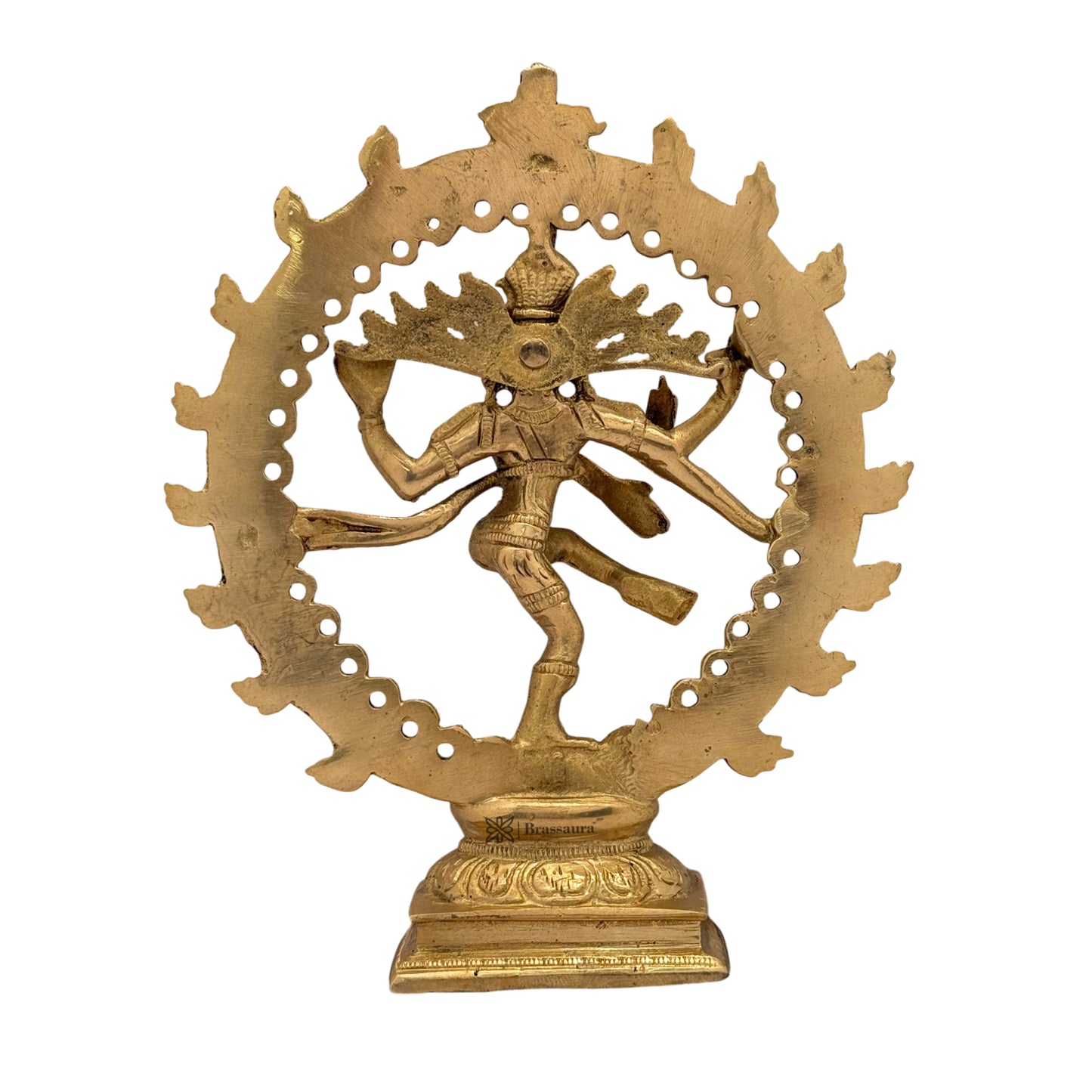 Brass Golden Finish for Home and Decor Pooja Room Height 15 cm Weight 500 Gram