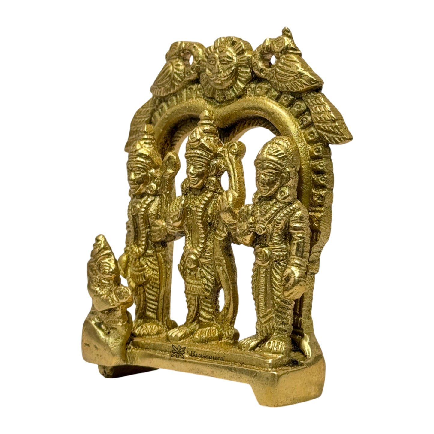 Ram Darbar with Sita Laxman Hanuman Idol Statue Height 12 cm Weight 270 Gram