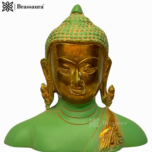 Brassaura™ ब्रास वितरक मूर्ति मल्टीकलर आइडल, घर की सजावट के लिए, वज़न 1.5 किलो, ऊंचाई 20 सेमी