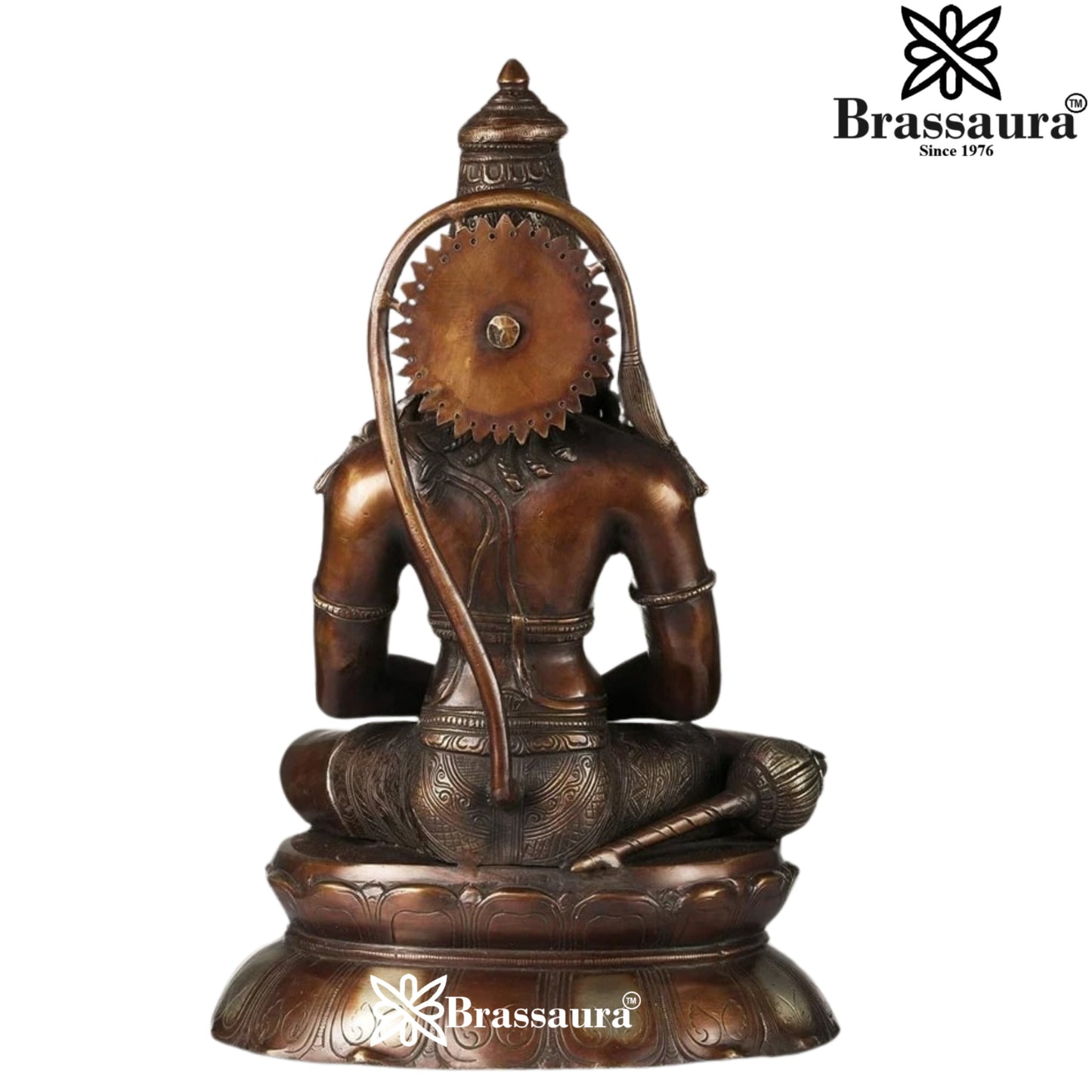 Brass Hanuman Statue Weight 12 Kg And Height 16 Inch
