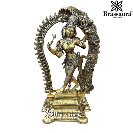Brass Aardhnareshwar Statue Weight 25 kg & Height 29 Inch