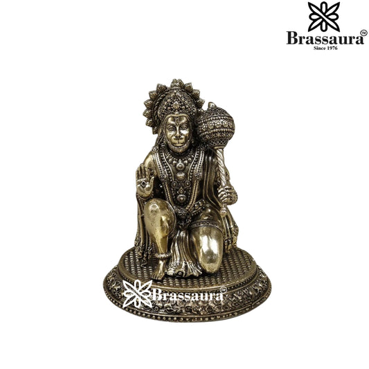 Brass Superfine Hanuman Statue Weight .392 Kg And Height 4 Inch