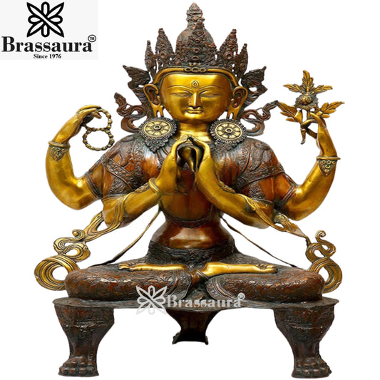 Brass Classic Tara Weight 38 Kg & Height 38 Inch