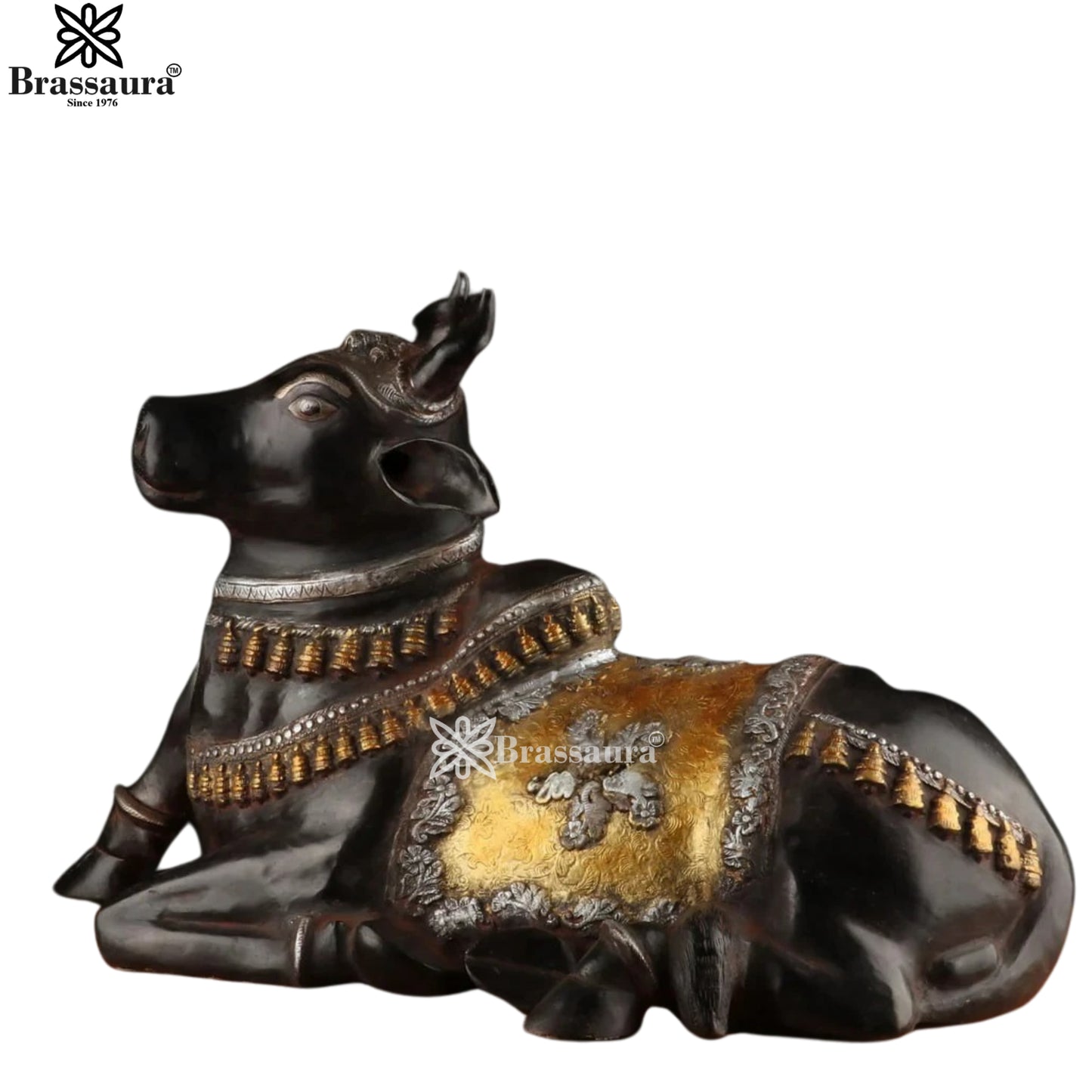 Brass Nandi cow For Home And Décor And Gift Items Weight 30 kg Height 22 Inch