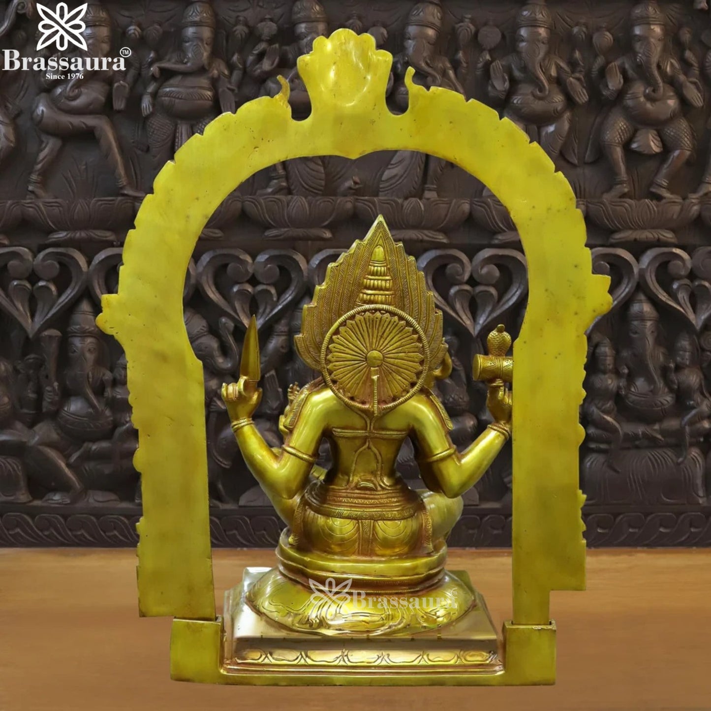 Brass Mariamman Murti Weight 27.03 Kg And Height 27 Inch