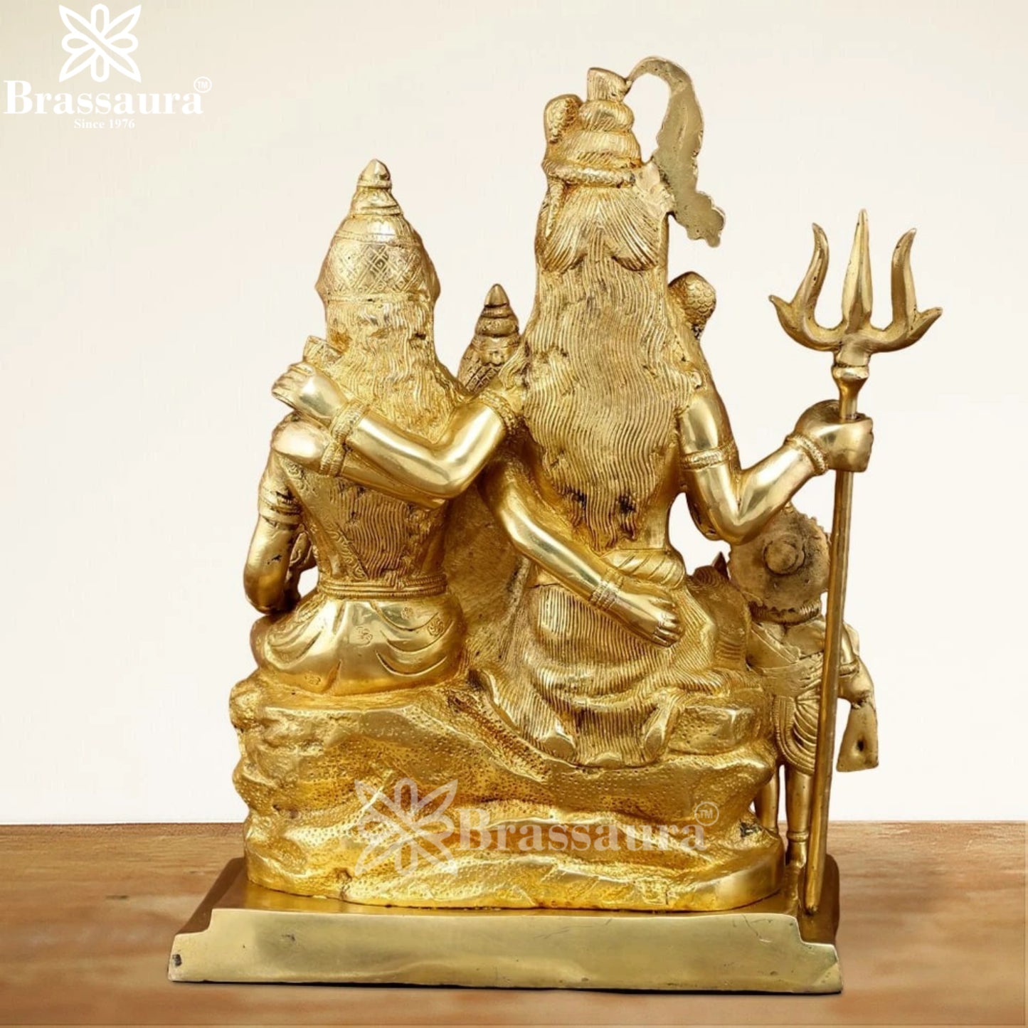 Brass Lord Shiv With Family Statue Weight 16 Kg And Height 15 Inch