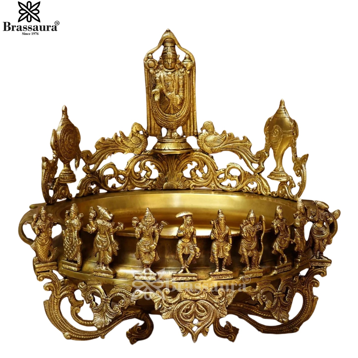 Brass Bala Ji Urli For Home Décor And Gift Items Weight 17.1 kg Height 17 Inch