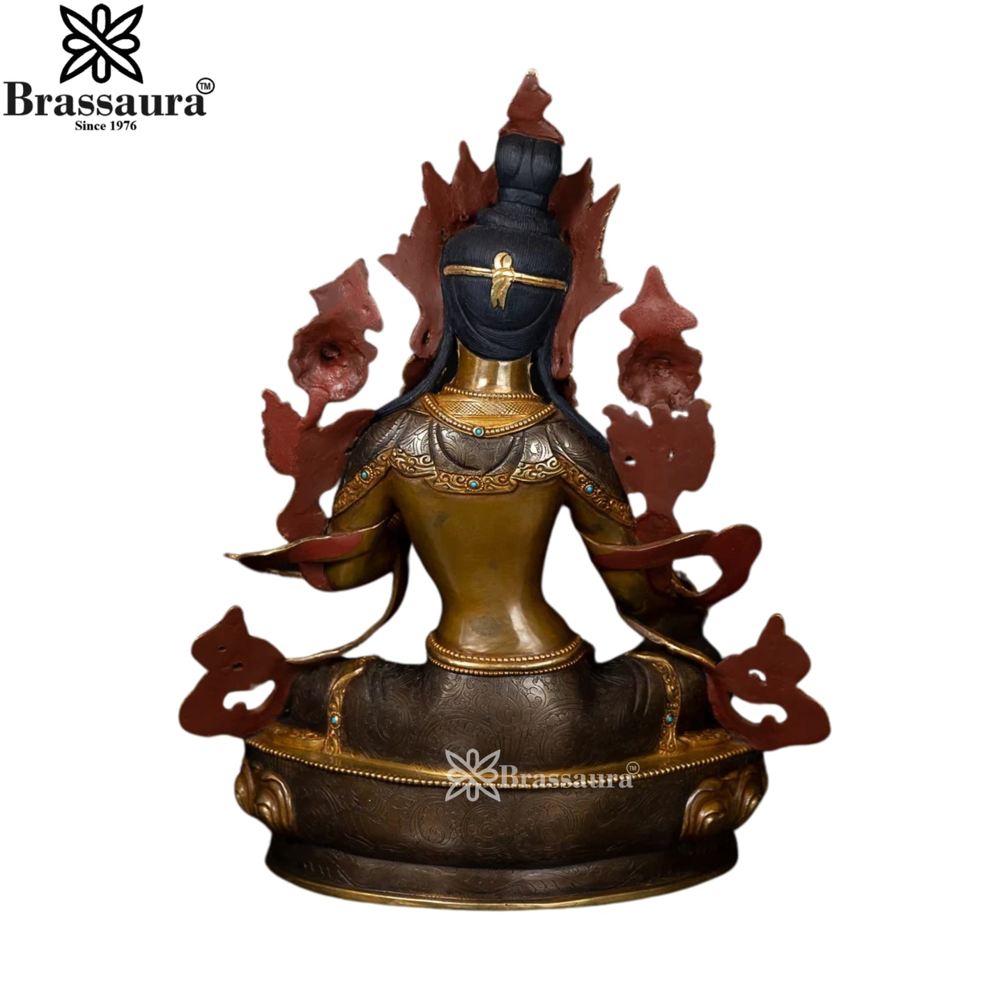 Copper Tara Statue Weight 4 Kg And Height 13 Inch