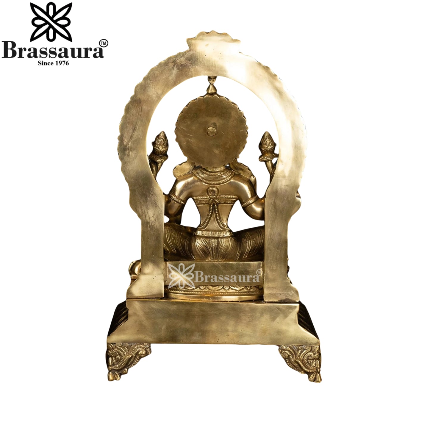 Brass Lakshmi Murti Weight 12.5 Kg And Height 17 Inch
