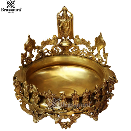 Brass Bala Ji Urli For Home Décor And Gift Items Weight 17.1 kg Height 17 Inch