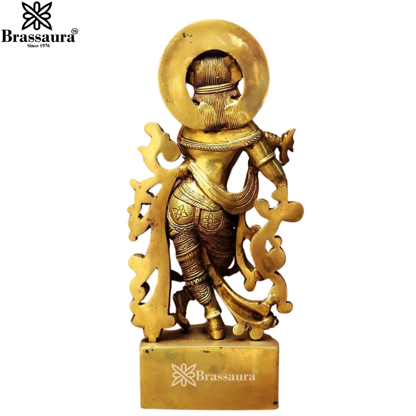 Brass Krishna Murti Weight 6.5 Kg And Height 16 Inch
