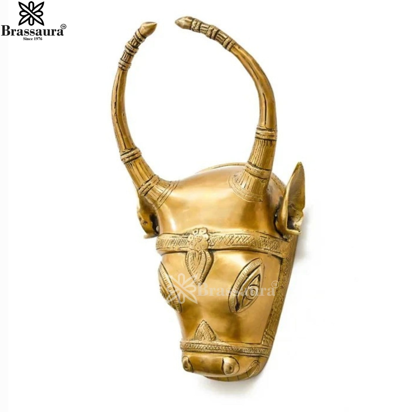 Brass Nandi For Home Décor And Gift Items Weight 3 kg Height 12.2 Inch