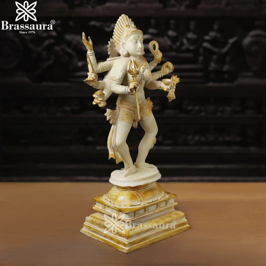 Brassaura™ Artistic Brass Kali Maa Idol – Height 23.5 Inches & Weight 13.23 Kgs | Home & Temple Décor