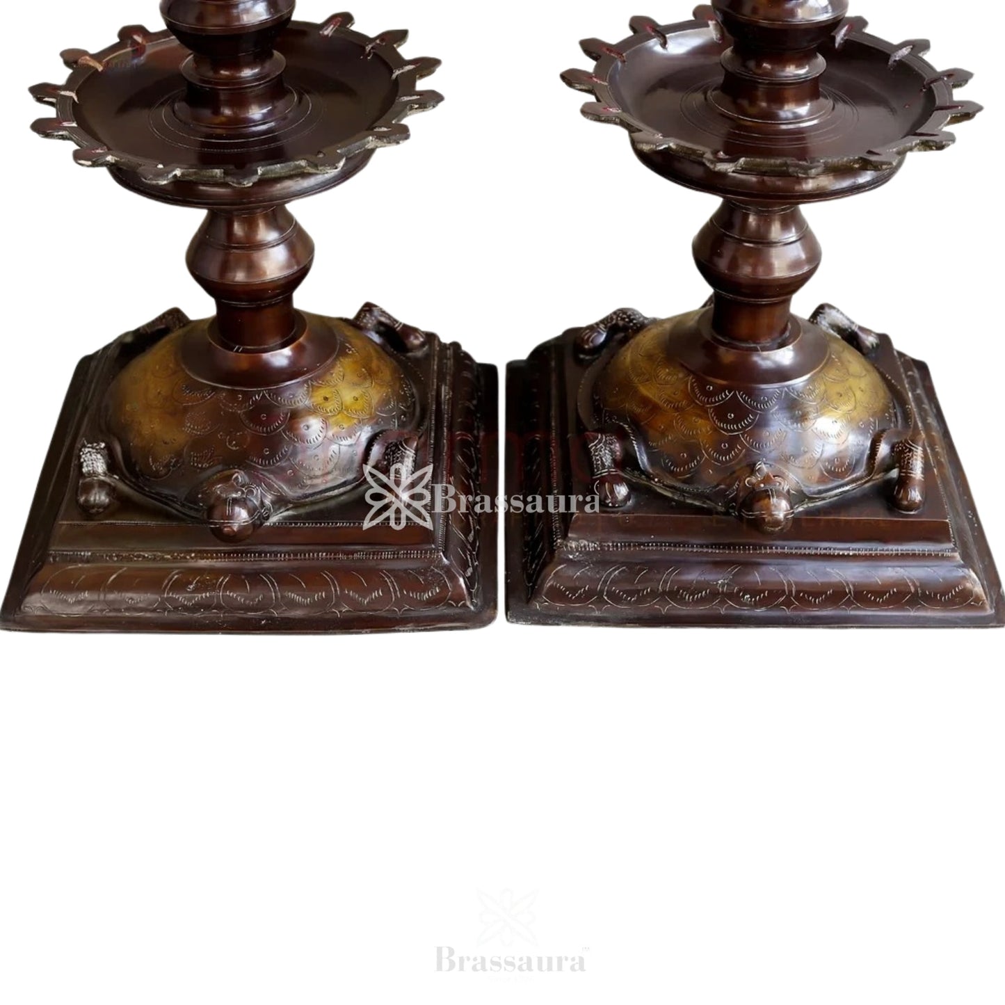 Brass NilaValakku Set Inauguration Deepam Weight 108.38 Kg And Height 61 Inch