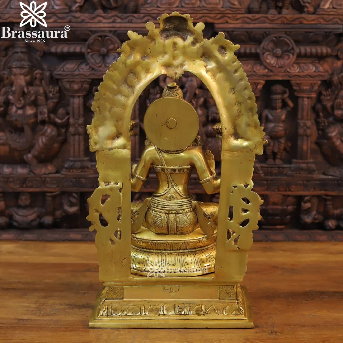 Brass Lakshmi Murti Weight 23.66 Kg And Height 24 Inch