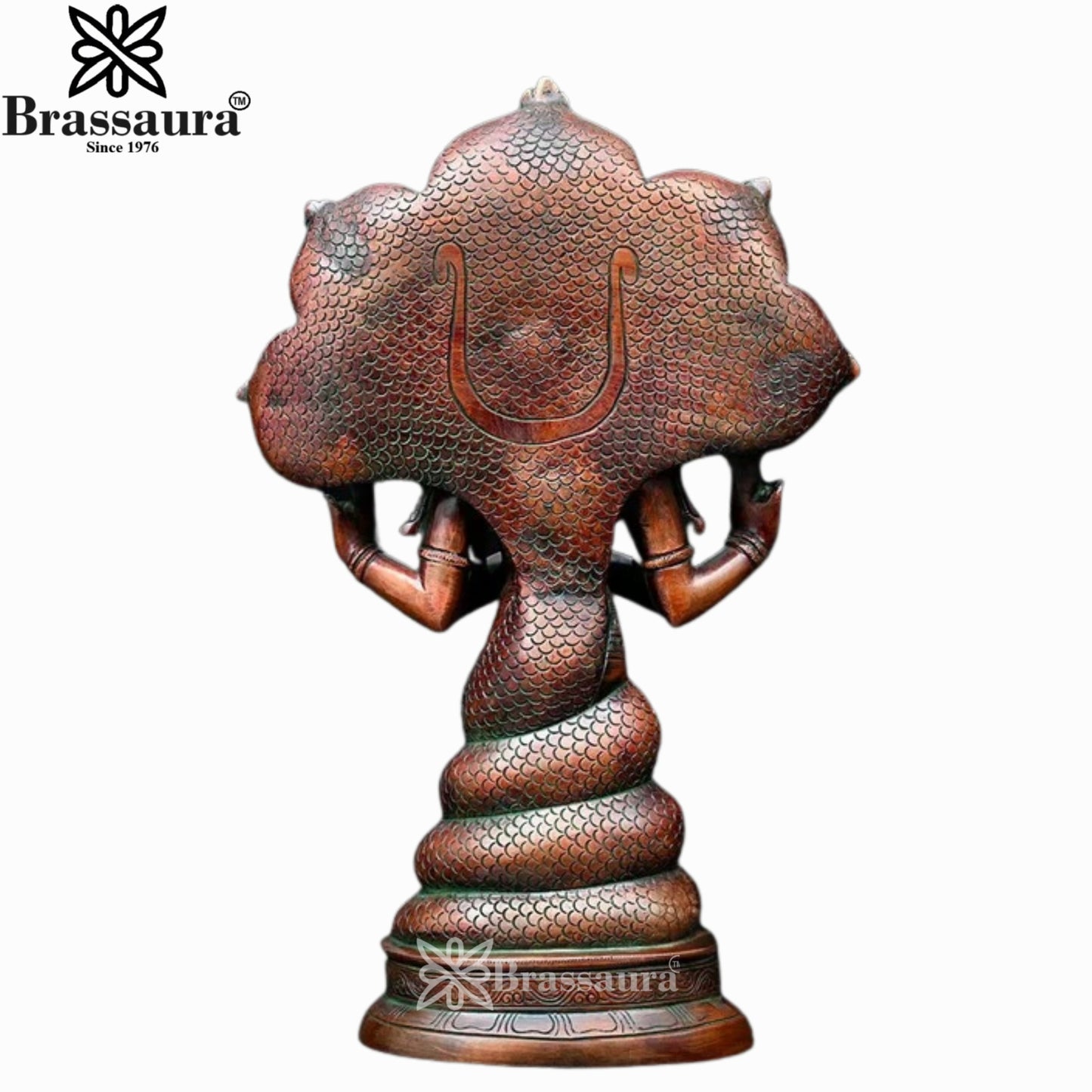 Brass Patanjali Statue Weight 6.35 Kg And Height 15.3 Inch