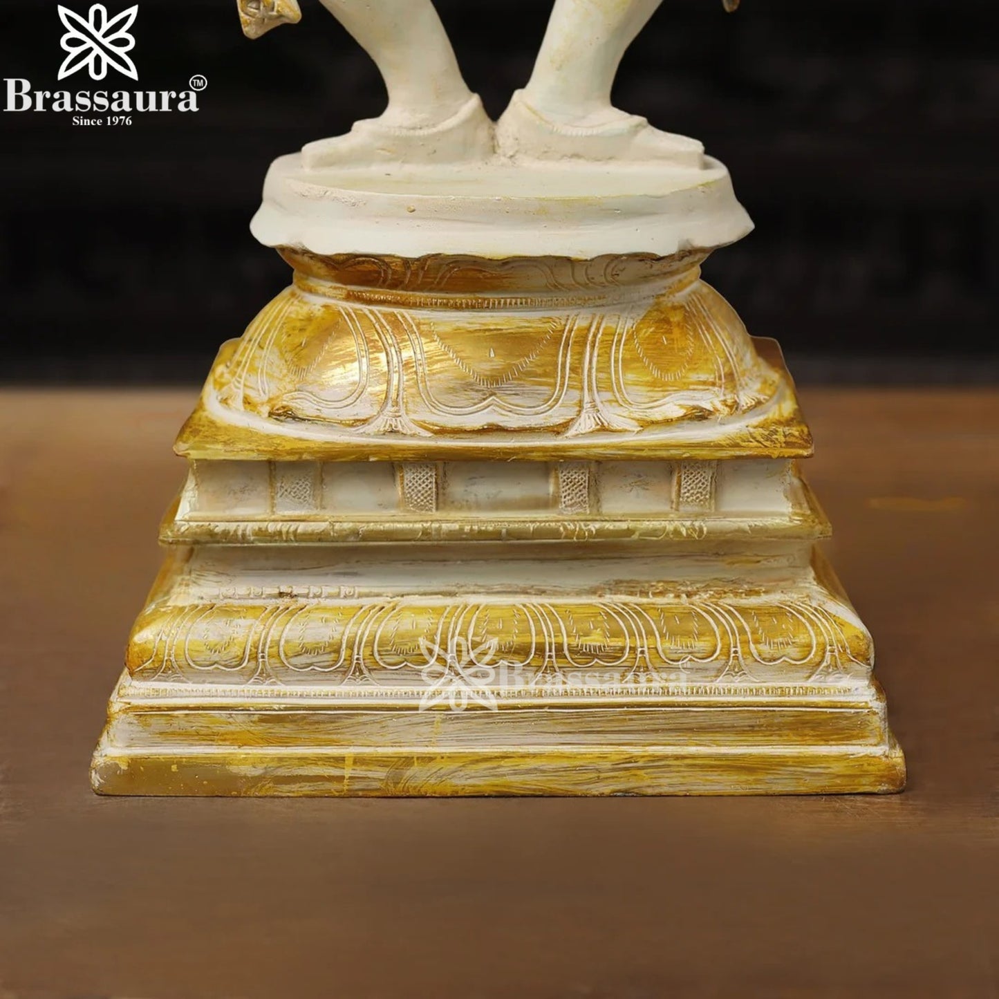 Brassaura™ Artistic Brass Kali Maa Idol – Height 23.5 Inches & Weight 13.23 Kgs | Home & Temple Décor