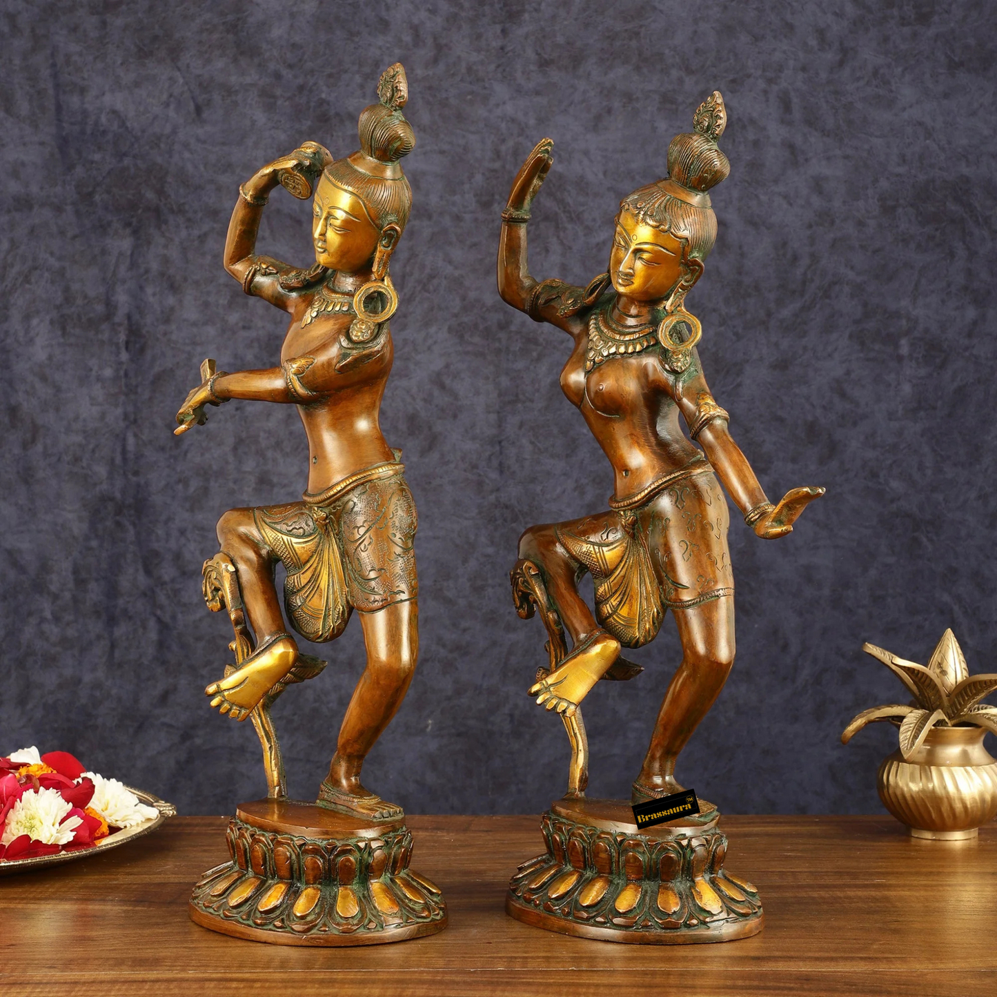Brass Shiv Parivar Idol for Home and Decor | Weight 9 Kg Height 15 inch