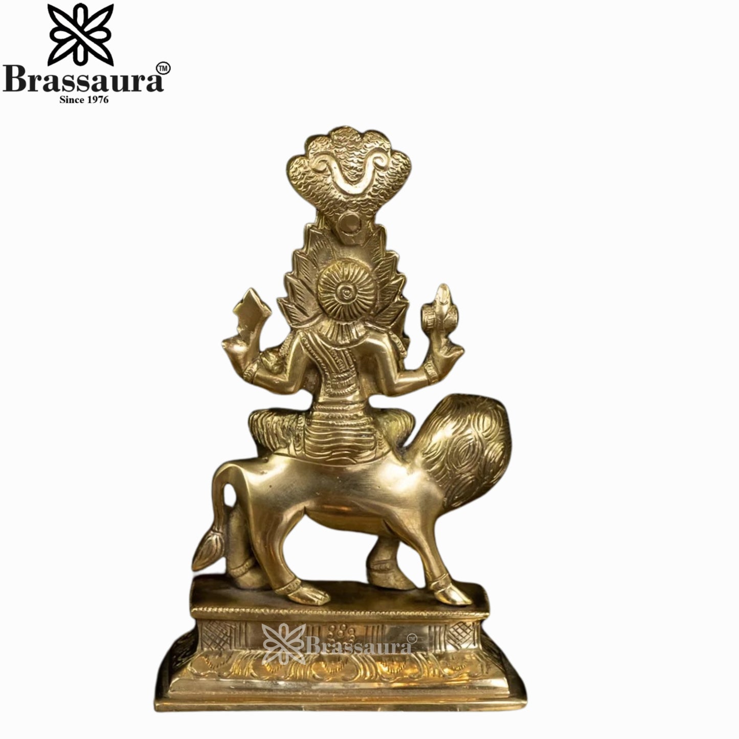 Brass Pratyangira Devi Murti Weight .9 Kg And Height 7 Inch