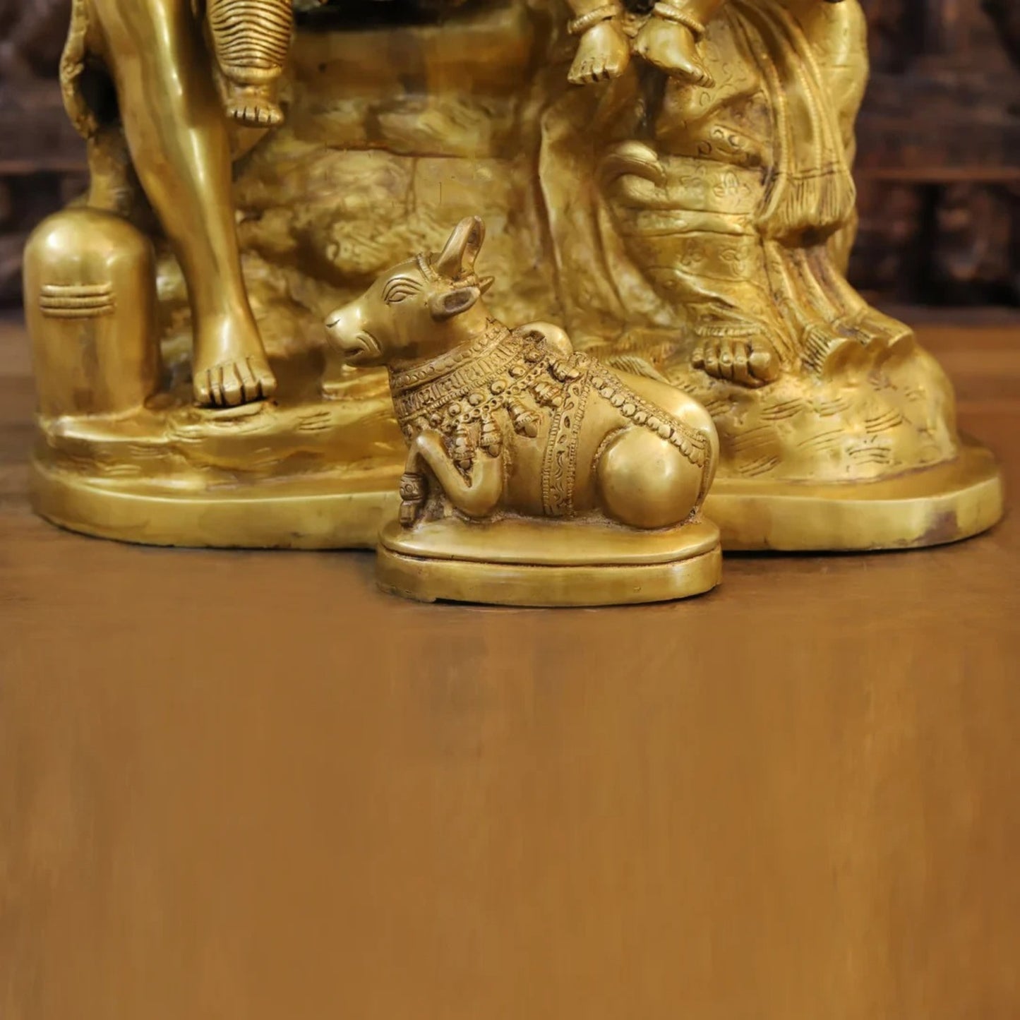 Brass Lord Shiv Parivaar Statue Weight 49.04 Kg And Height 24 Inch