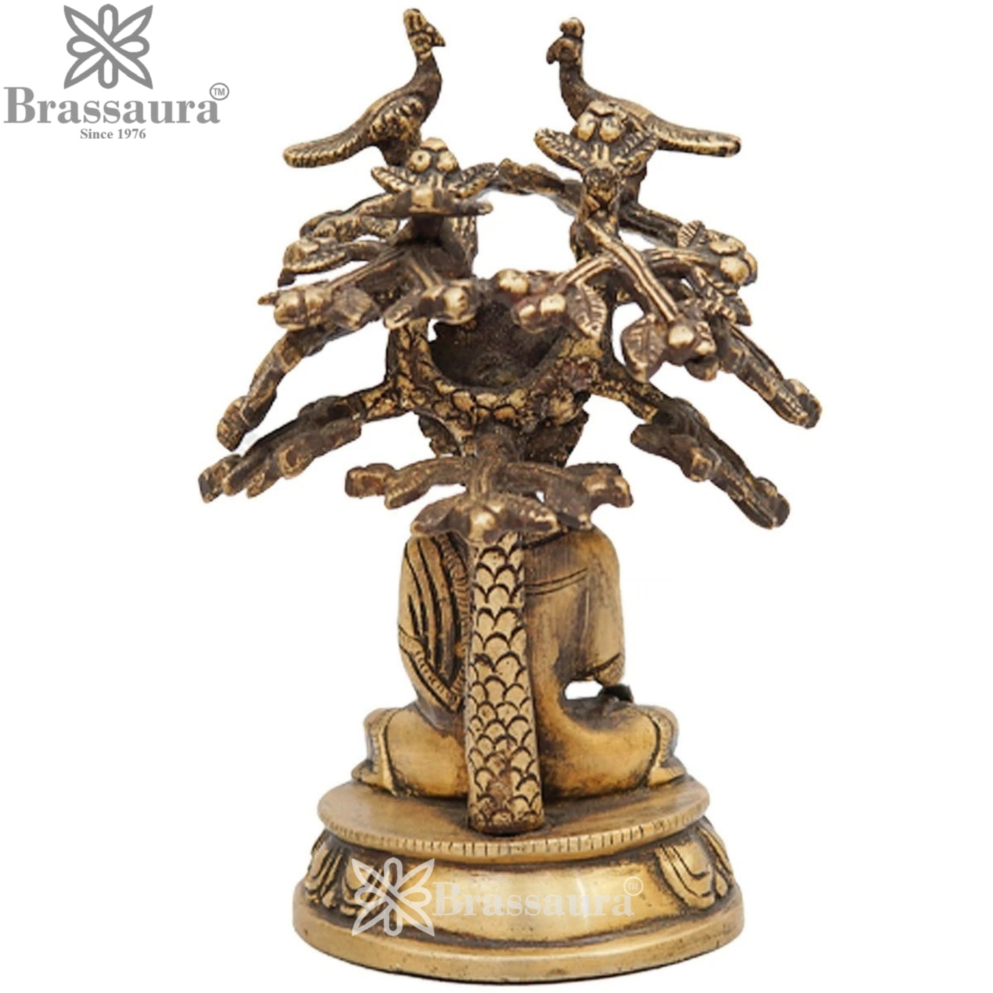 Brass Bhumisprasa Buddha Weight 1 kg & Height 6 Inch