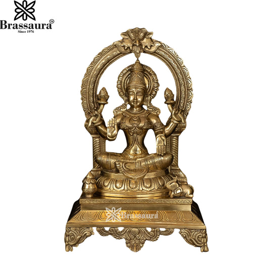 Brass Lakshmi Murti Weight 12.5 Kg And Height 17 Inch