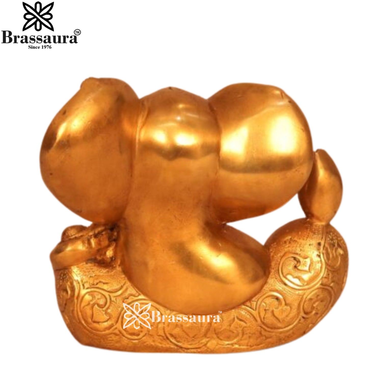 Brass Modern Ganesha Weight 3.9 Kg & Height 8 Inch