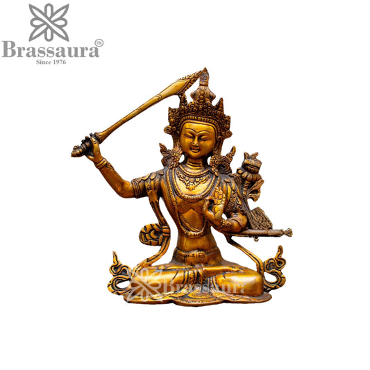 Brass Artistic Tara Weight 11 Kg & Height 15 Inch