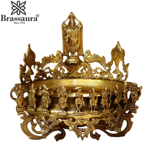 Brass Bala Ji Urli Statue Weight 17.1 Kg And Height 17 Inch