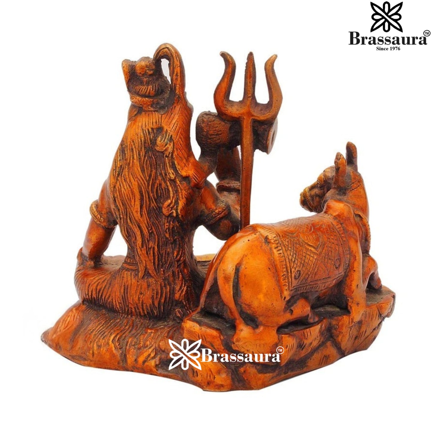 Brass Artistic Shiv Weight 2.2 Kg & Height 6 Inch