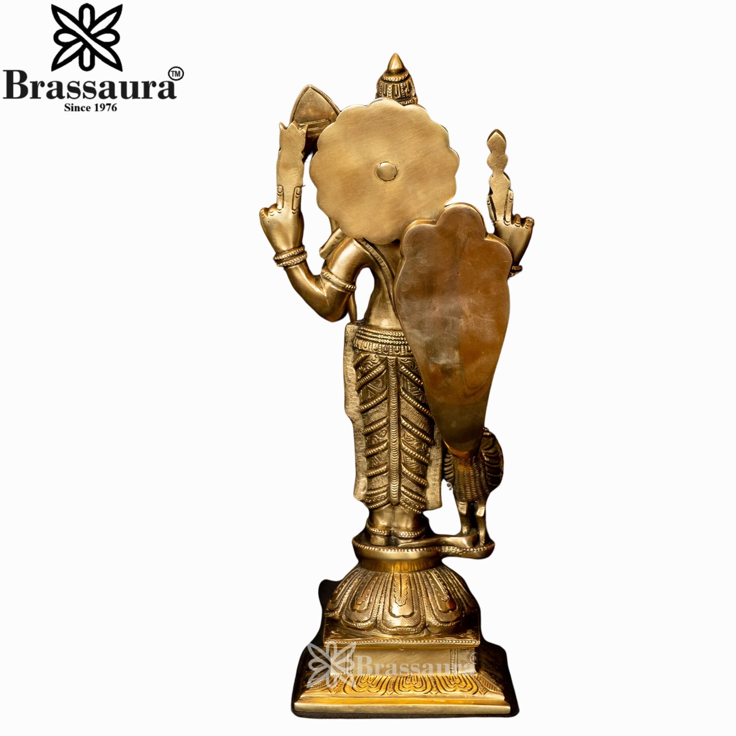 Brass Karthikiya Statue Weight 4 Kg And Height 13.5 Inch