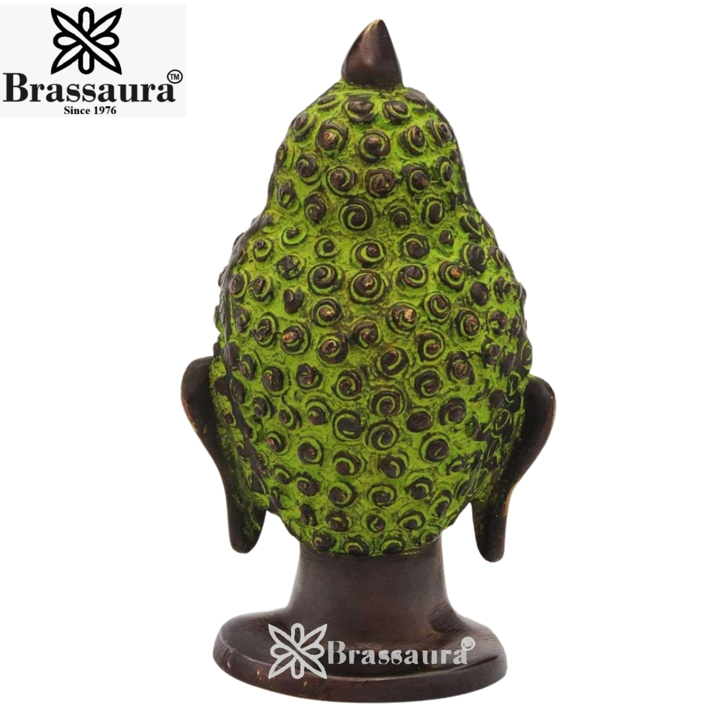 Brass Head Buddha Weight 1 kg & Height 5 Inch