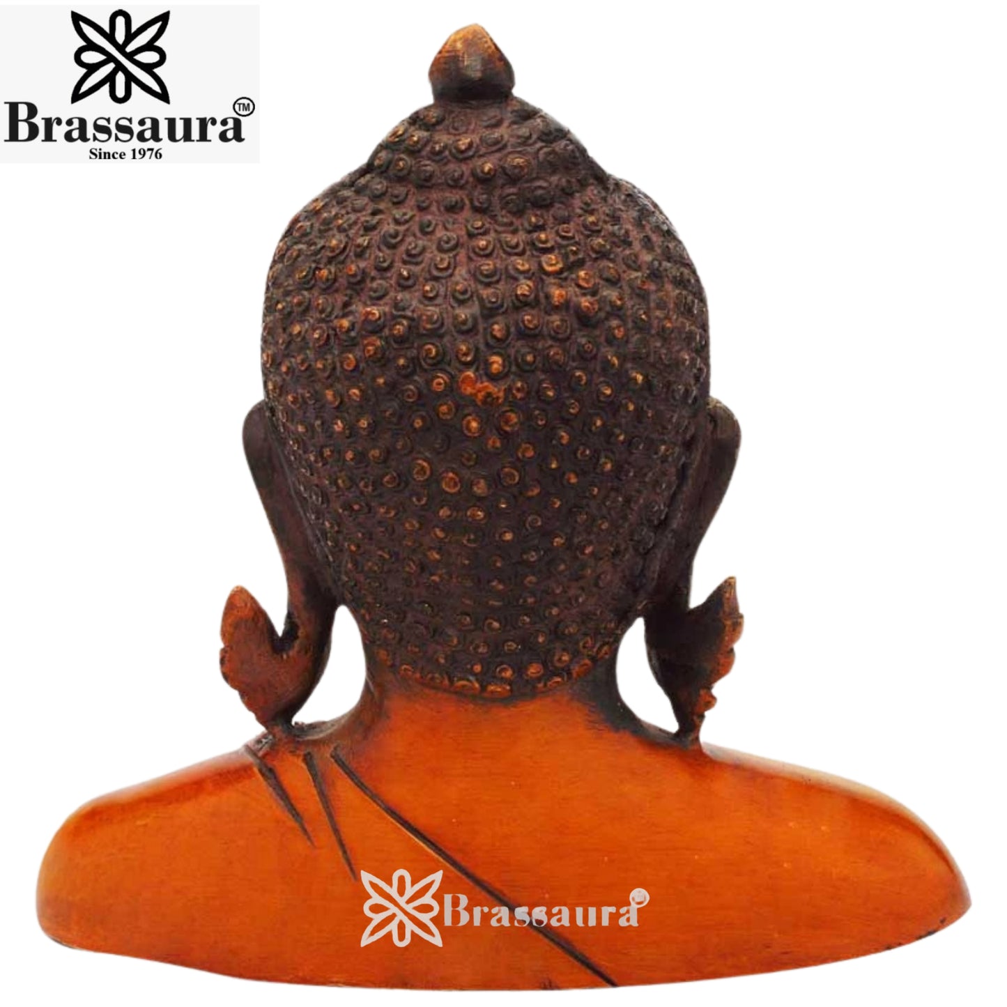 Brass Head Buddha Weight 1.5 kg & Height 6 Inch