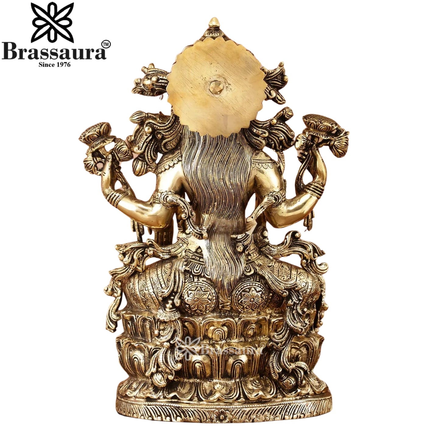 Brass Lakshmi Murti Weight 8.9 Kg And Height 15 Inch
