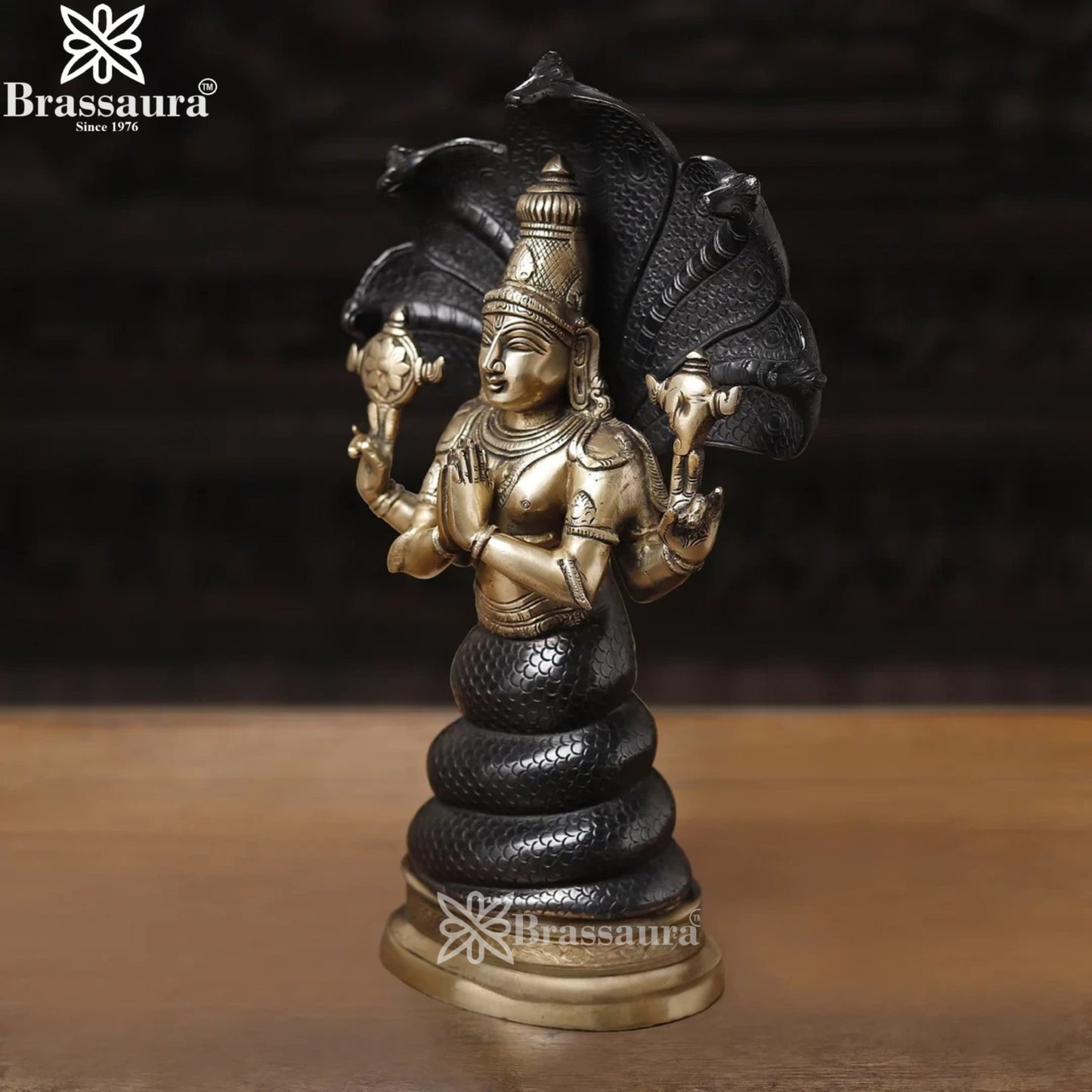 Brass Patanjali Statue Weight 6.34 Kg And Height 15 Inch