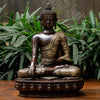 Brass Bhumisprasa Buddha Weight 23 kg & Height 22.5 Inch
