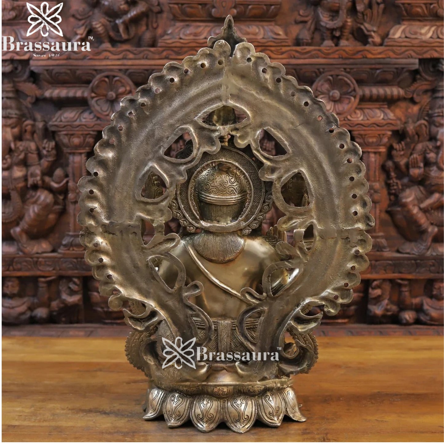 Brass Ring Jewellery Ganesha Weight 26.6 Kg & Height 25.5 Inch