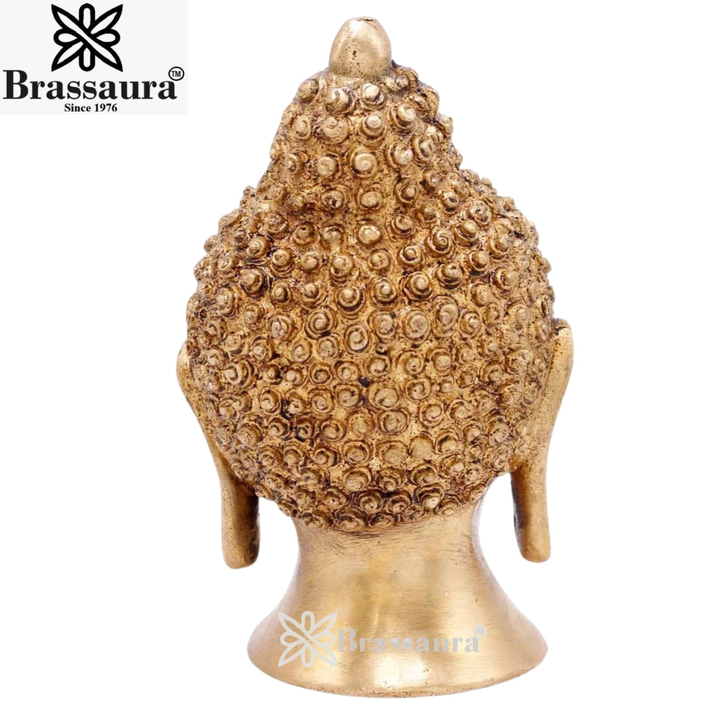 Brass Head Buddha Weight 1 kg & Height 5 Inch