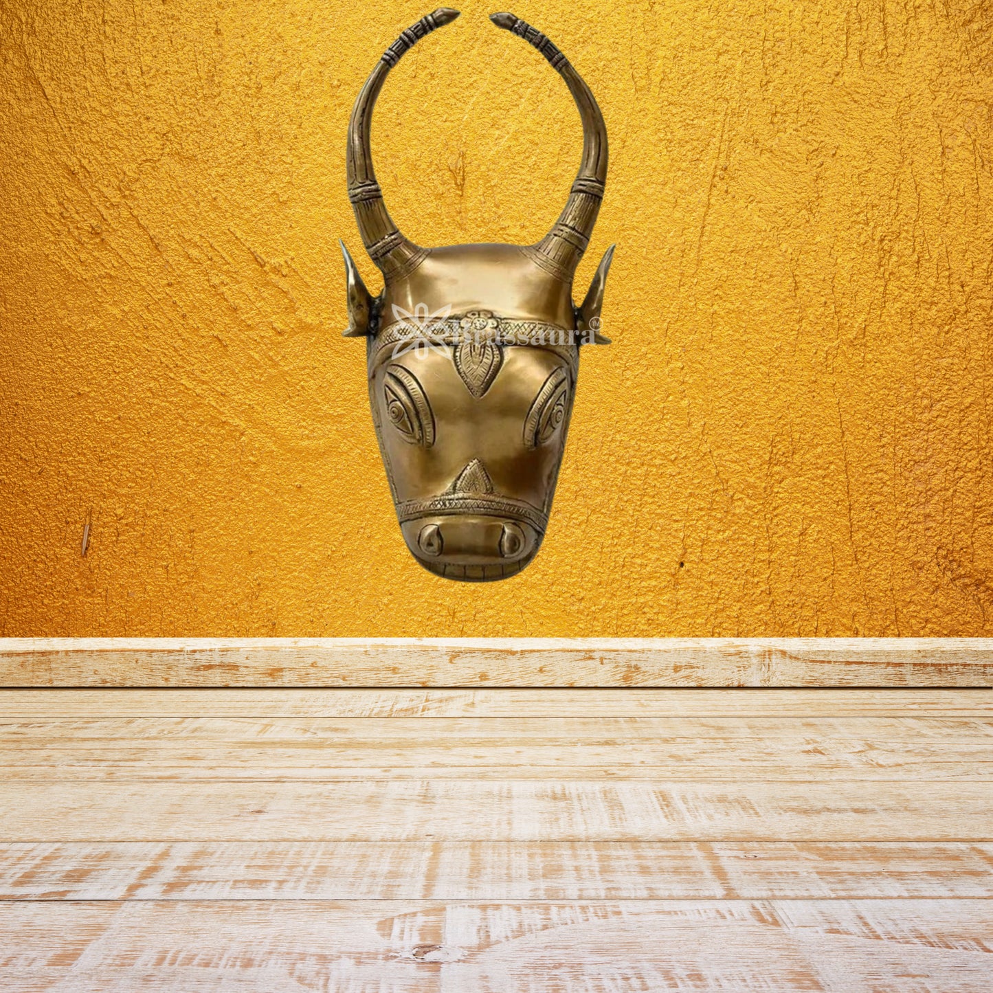 Brass Nandi For Home Décor And Gift Items Weight 3 kg Height 12.2 Inch