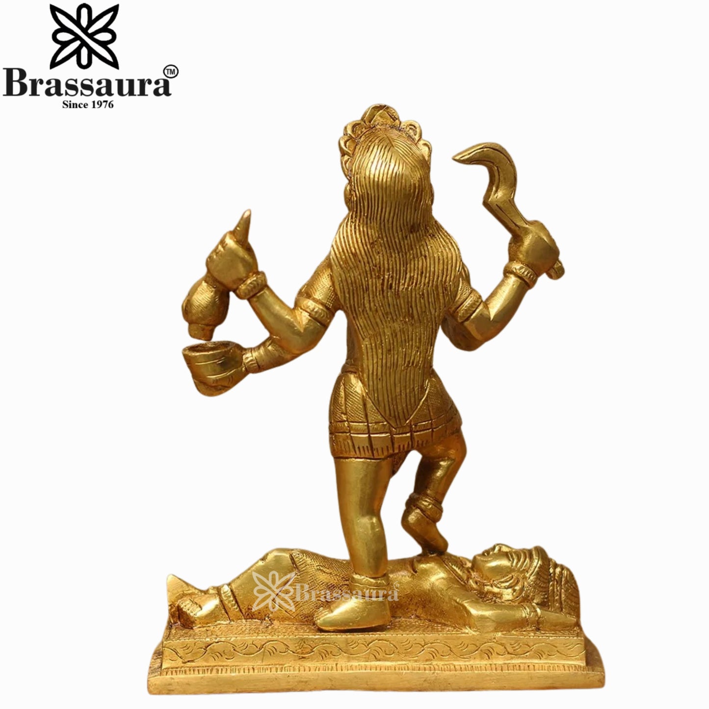 Brass Super Fine Kali Ma Statue Weight 2 Kg And Height 7.5 Inch