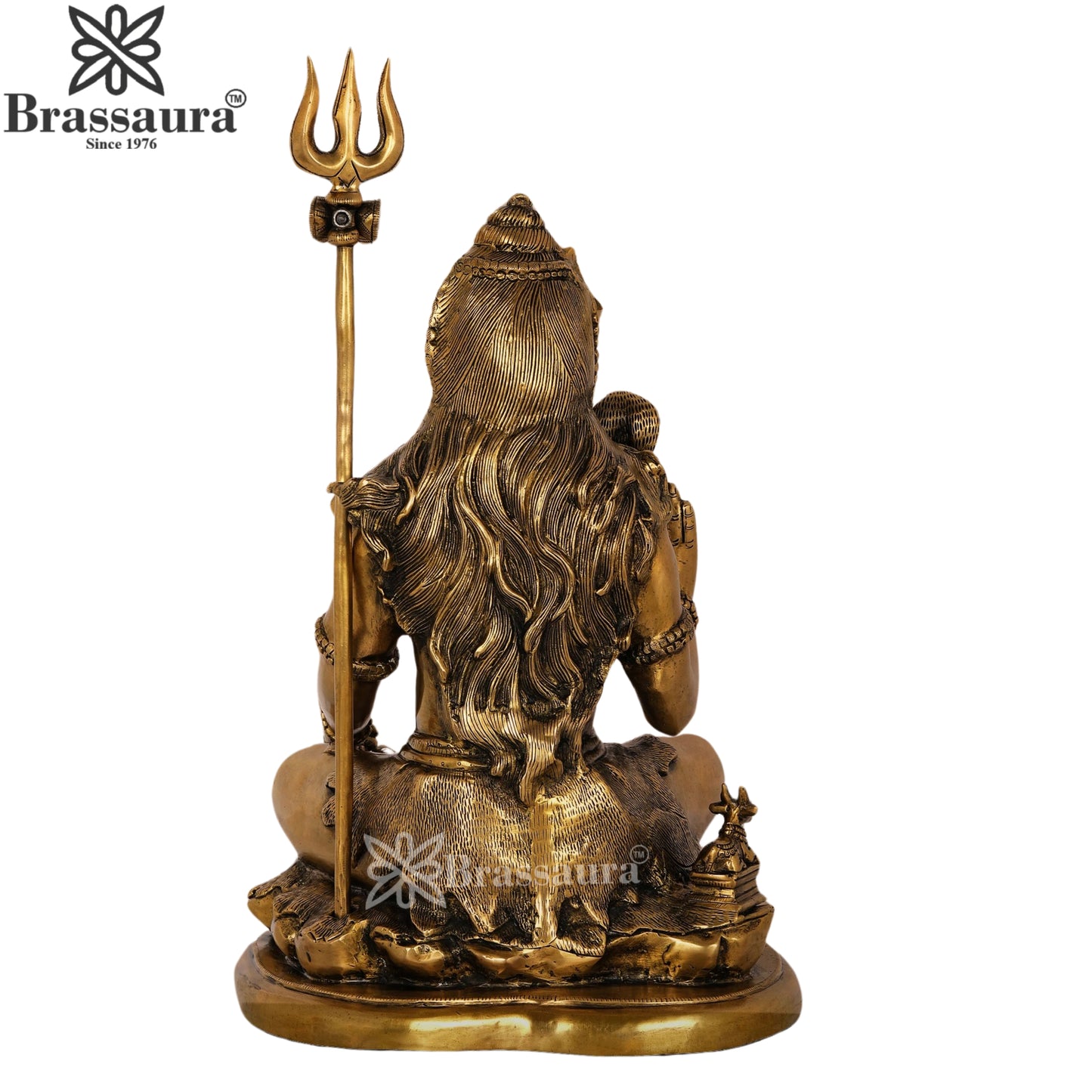 Brass Superfine Lord Shiva Statue Weight 18 Kg And Height 20 Inch