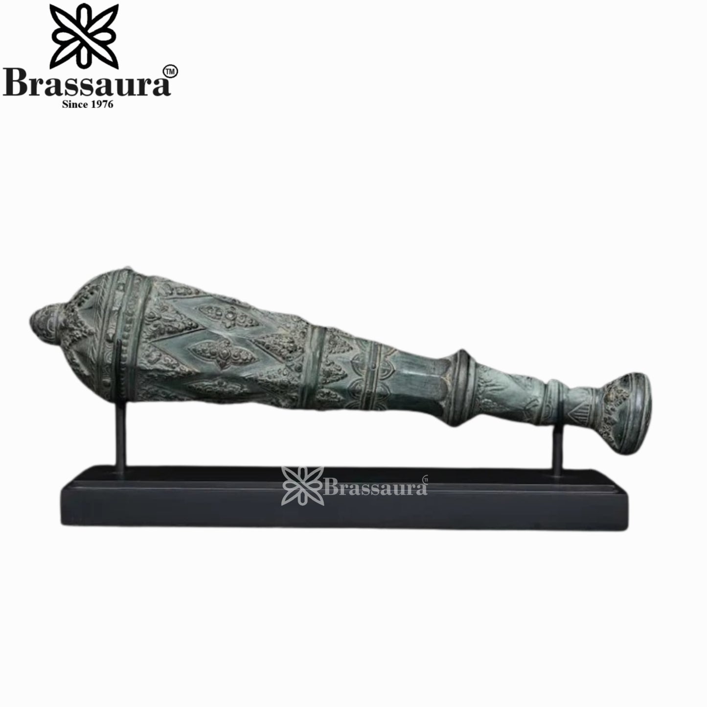 Bronze Lord Hanuman Mace Weapon Weight 4.8 Kg And Height 8.5 Inch