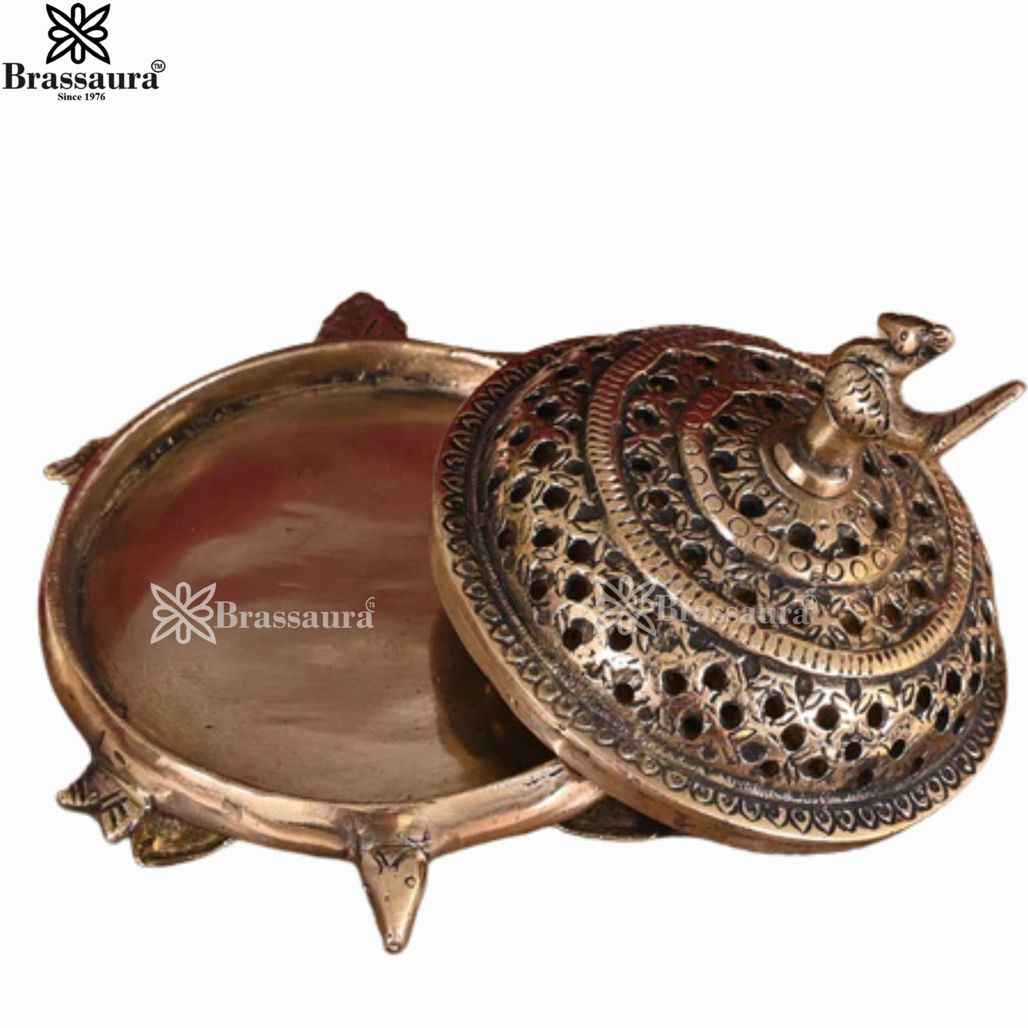 Brass Dhoop Burner For Home Décor And Gift Items Weight .8 kg Height 4 Inch